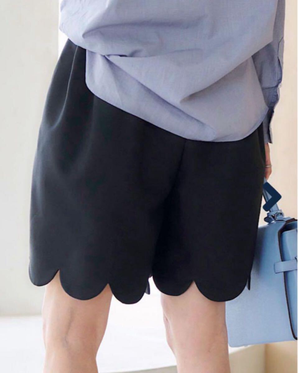 マーロンエノンフィ★スカラップハーフパンツ★キュロット38_画像3