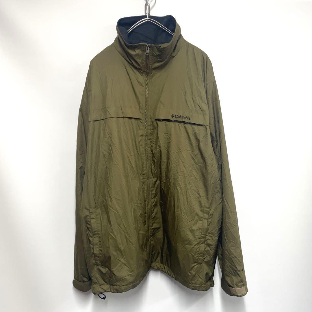 【美品】Columbia ナイロンジャケット ライトアウター カーキ メンズL_画像2