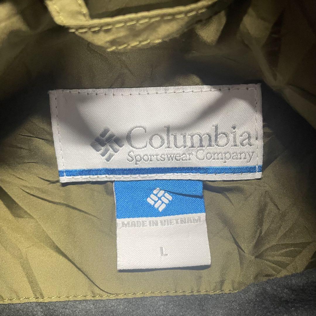 【美品】Columbia ナイロンジャケット ライトアウター カーキ メンズL_画像6