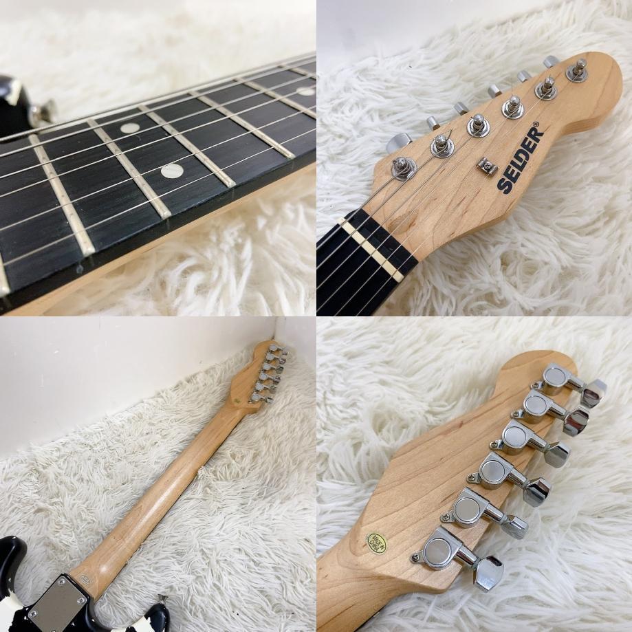 SELDER ストラト エレキギター ペイント レリック ブラック SELDER ストラト エレキギター ペイント レリック ブラック