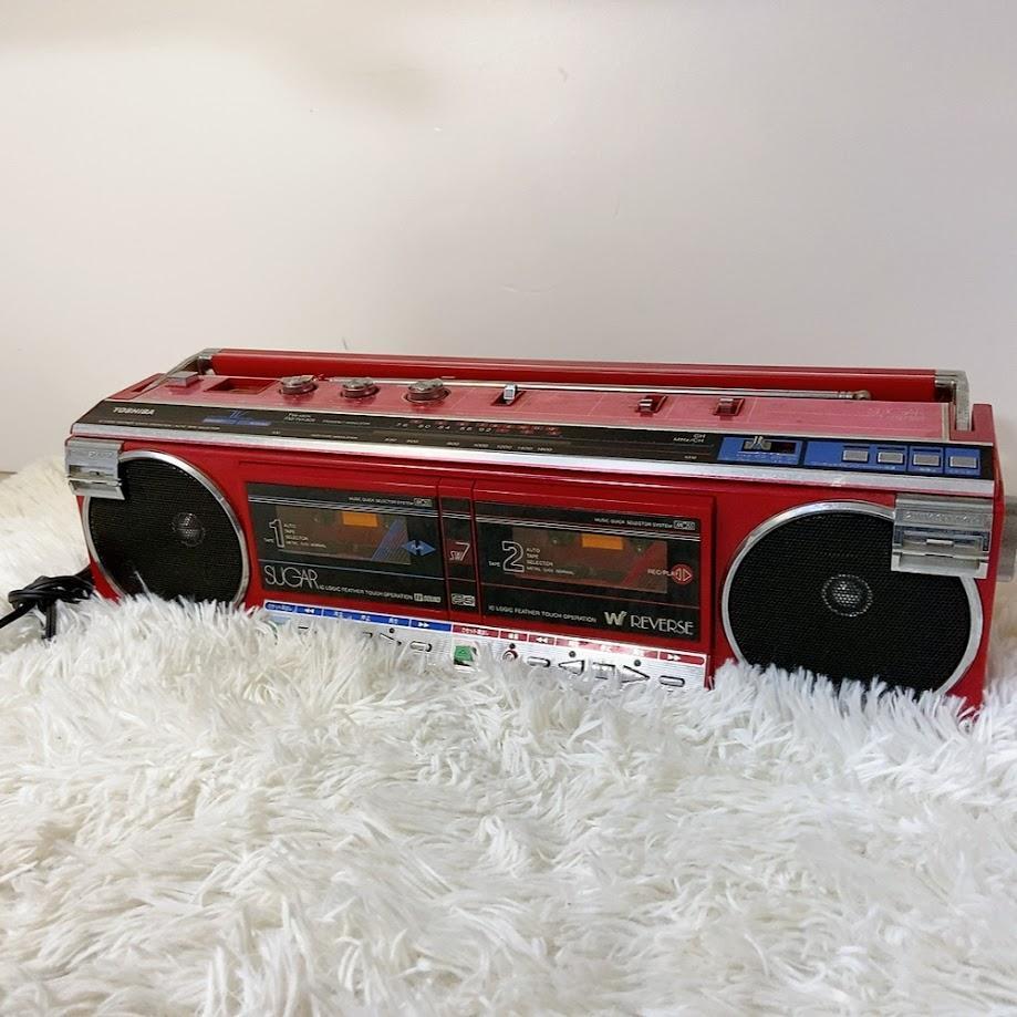東芝ステレオ・ダブルラジカセレコーダー RT-SW7