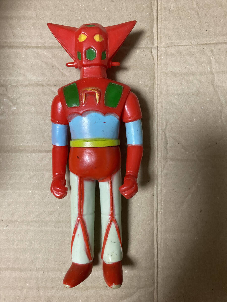 無版権 当時物 ゲッターロボ1 ソフビ ゲッターロボ1ソフビサイズ 希少 当時物 昭和レトロ ゲッターロボ ゲッター1 ソフビ スタンダードサイズ