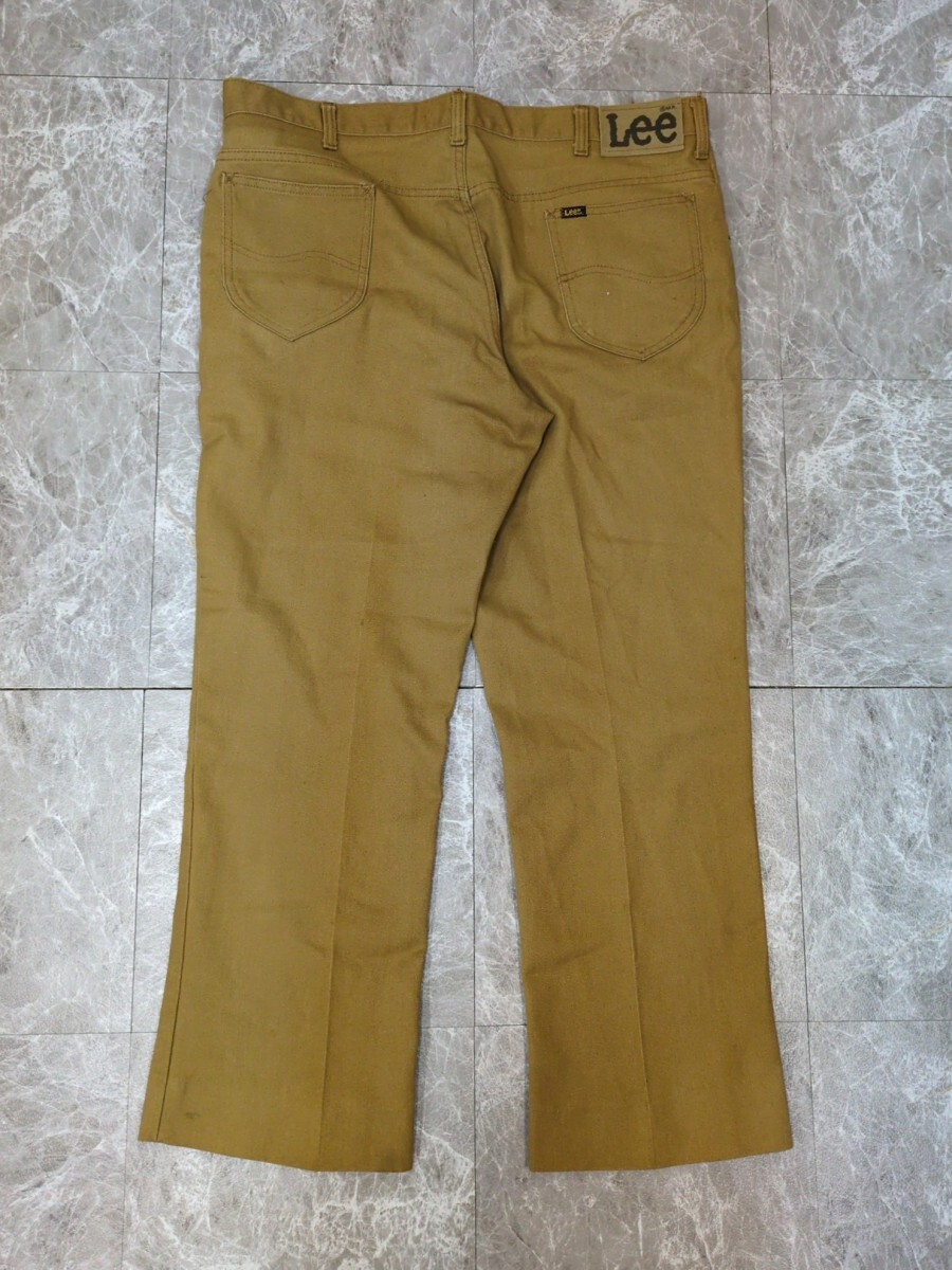 70s 80s Lee USA製 ヴィンテージコーデュロイパンツ タロンジップ 1.USA製 Lee 70s80s 42TALON 大きいサイズ 特大 ヴィンテージ