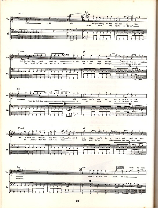 Bass Score основа * оценка BILLY SHEEHANbi Lee * scene David * Lee * Roth * частота тщательный изучение 