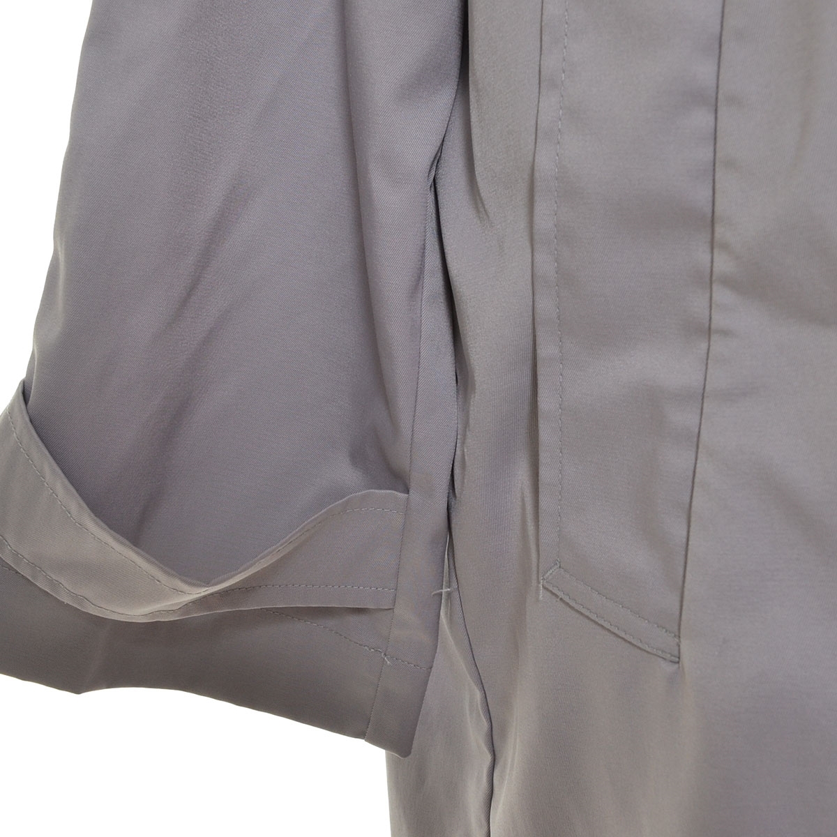 ■528104 chocol raffine robe ショコラフィネローブ Green Parks ●ロングコート 花粉防止 着流しコート サイズF レディース グレー_画像4