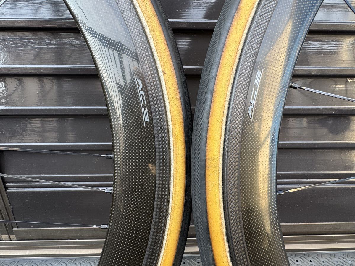 *中古*手渡し歓迎*campagnolo/カンパニョーロ*BORA ONE50 AC3*ボーラワン*チューブラー*カンパフリー*タイヤ付*cult換装済*_画像4