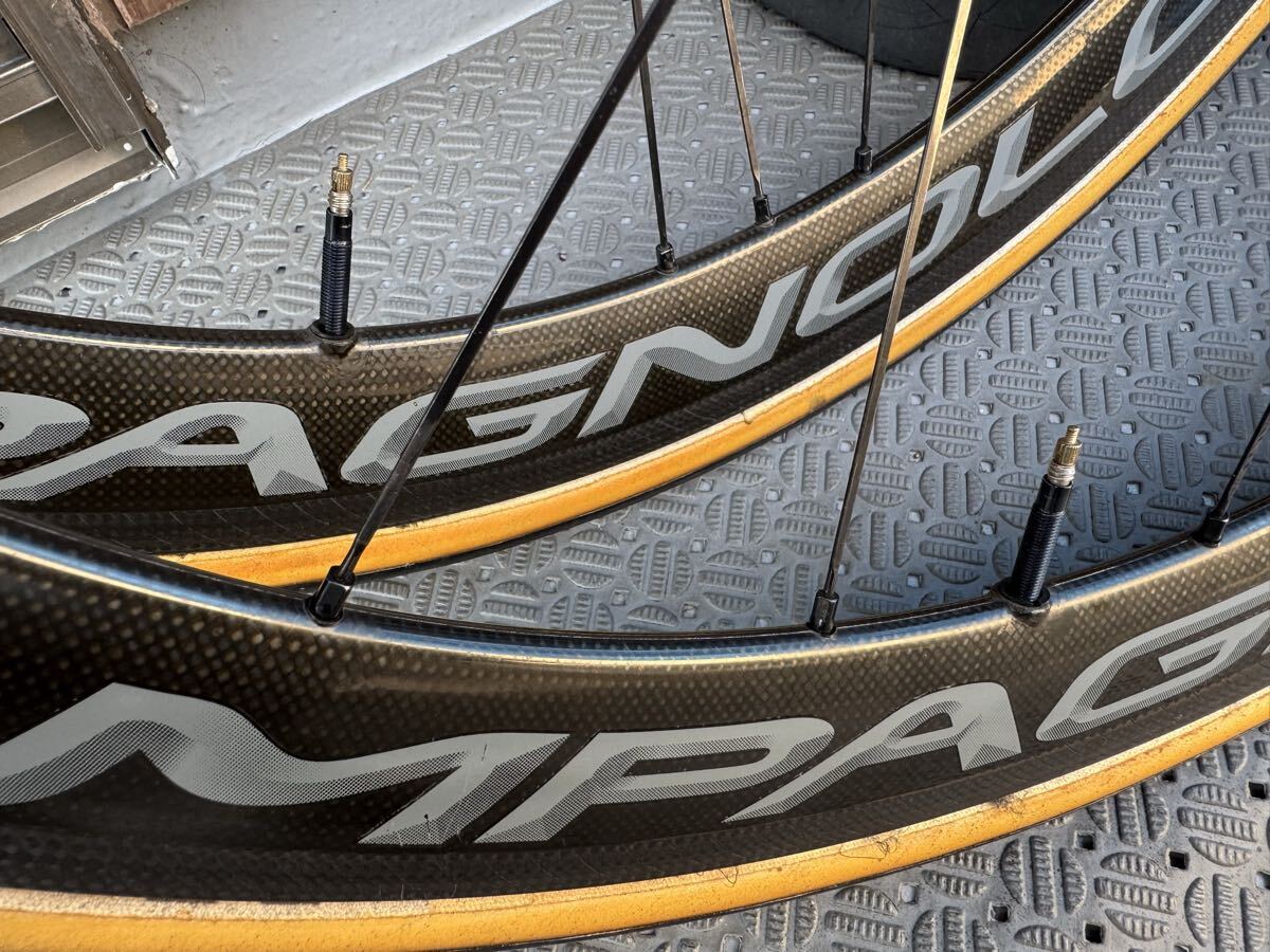 *中古*手渡し歓迎*campagnolo/カンパニョーロ*BORA ONE50 AC3*ボーラワン*チューブラー*カンパフリー*タイヤ付*cult換装済*_画像9