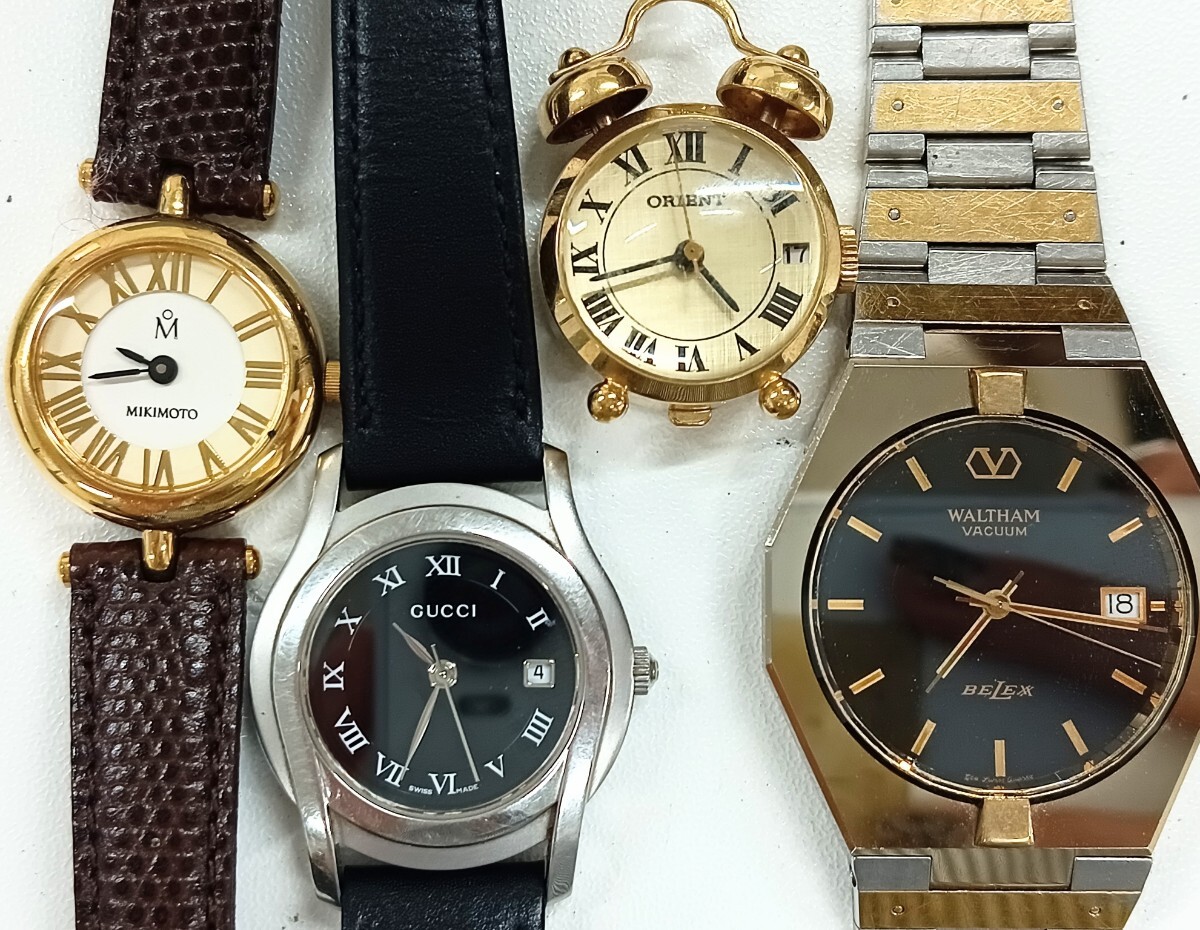 089 腕時計 まとめ売り SEIKO、GUCCI、CITIZEN等…計10点 1円スタート 時計おまとめ 9点 SEIKO CITIZEN GUCCI ORIENT