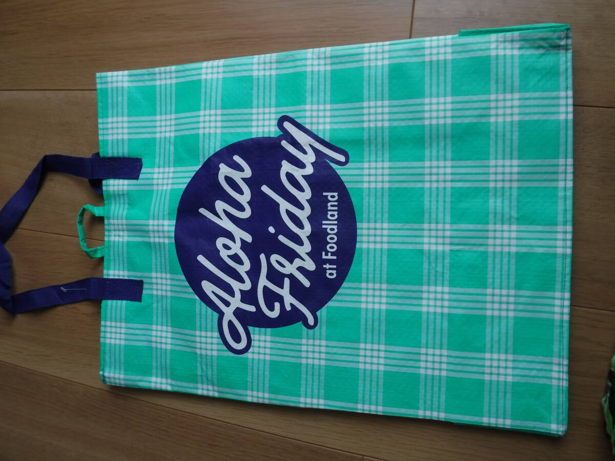  налог не необходимо специальная цена новый товар! Гаваи покупка FOODLAND капот Land ALOLA FRIDAY большая сумка! эко-сумка 