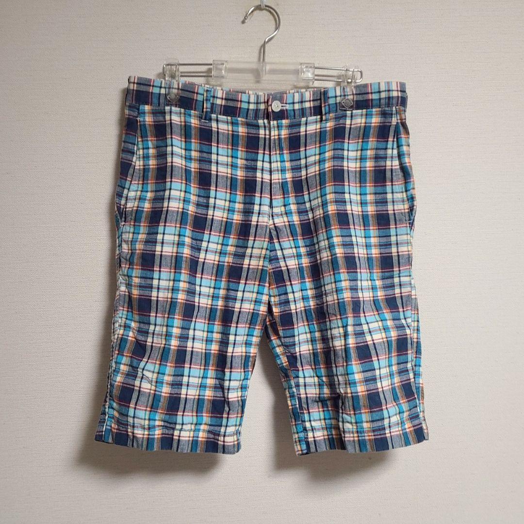 コムデギャルソンオムドゥチェック柄 ショートパンツ S コムデギャルソンオム チェック ショートパンツ ハーフパンツ