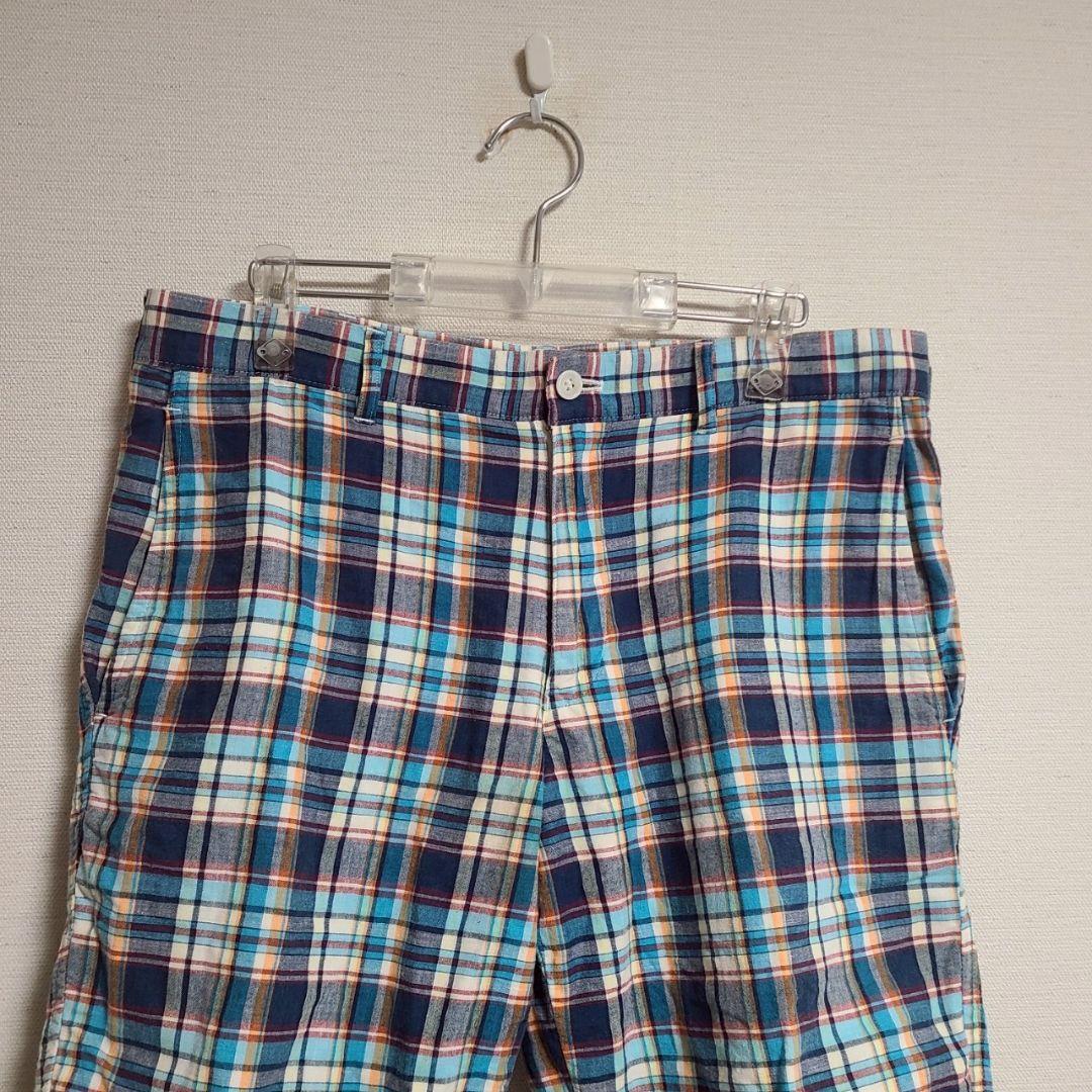 comme des garcons 08aw チェック ハーフパンツ コムデギャルソンオム チェック ショートパンツ ハーフパンツ