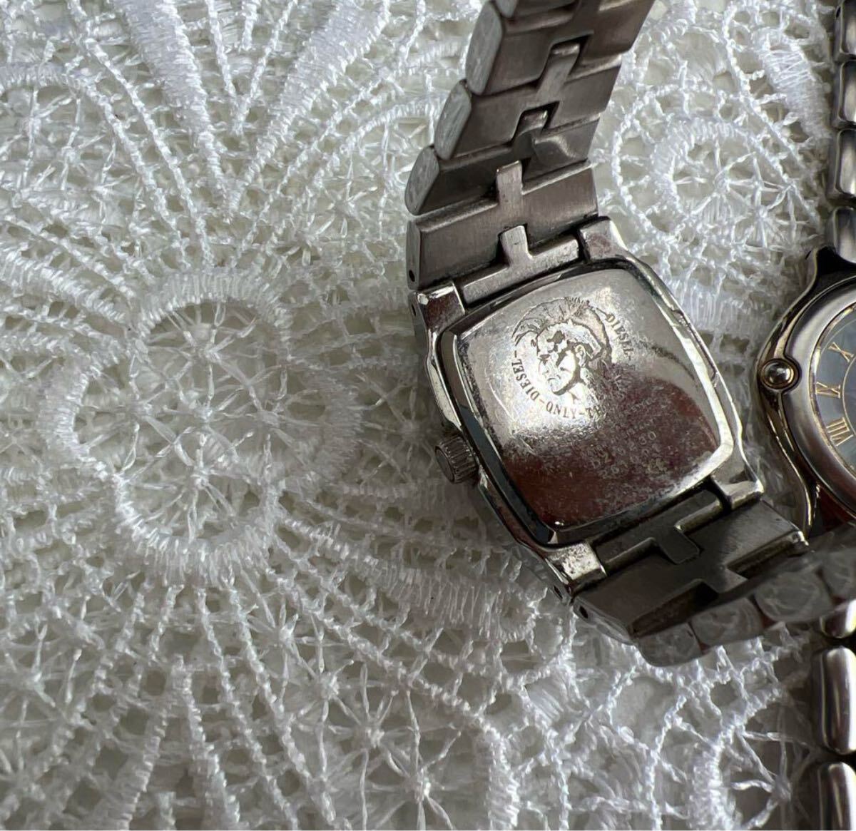 クォーツ時計 2点セット ステンレス_画像4
