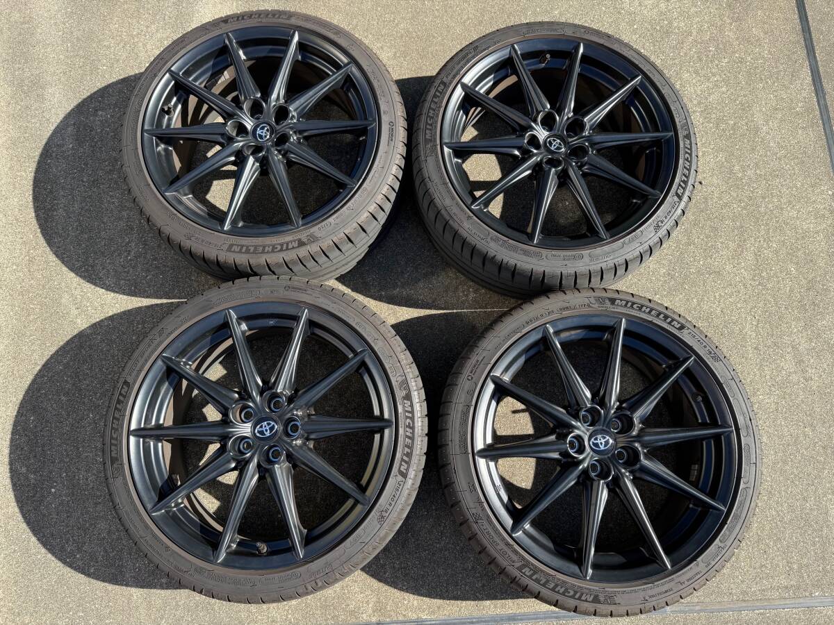 ホイール付きタイヤ 4本セット 215/40R18 85W GOOD YEAR TOYOTA トヨタ GR86 Zグレード 純正 ホイール タイヤ 4本セット