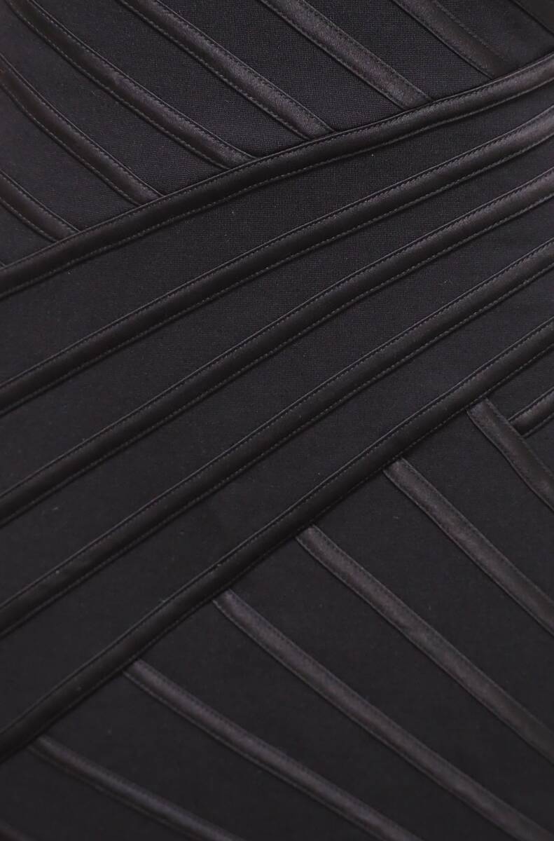 ☆TADASHI SHOJI クロシェミディカクテルワンピース黒☆ TADASHI SHOJI タダシショージ BLACK ワンピース 「S 」/ 9号