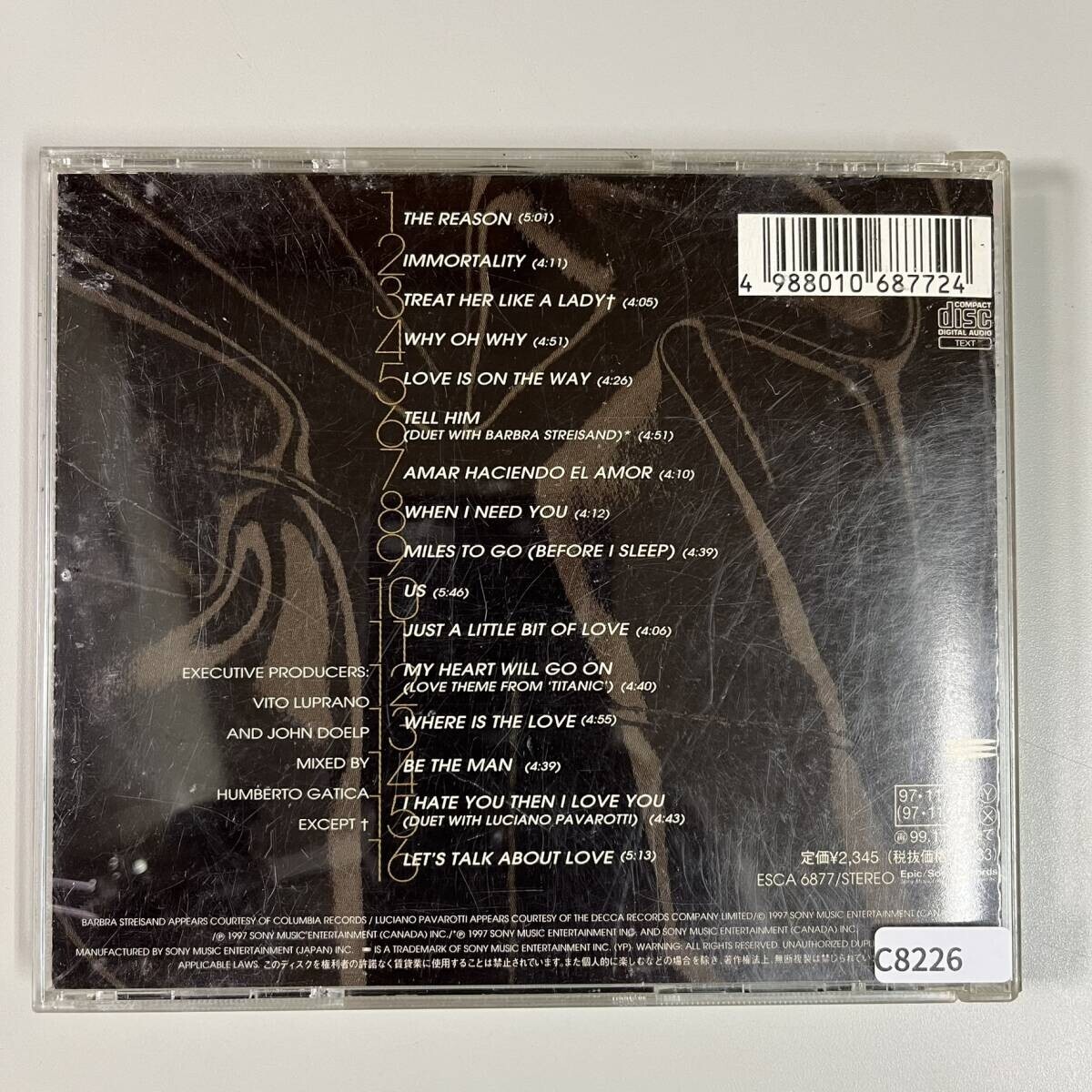 C8226 CELINE DION / LET'S TALK ABOUT LOVE