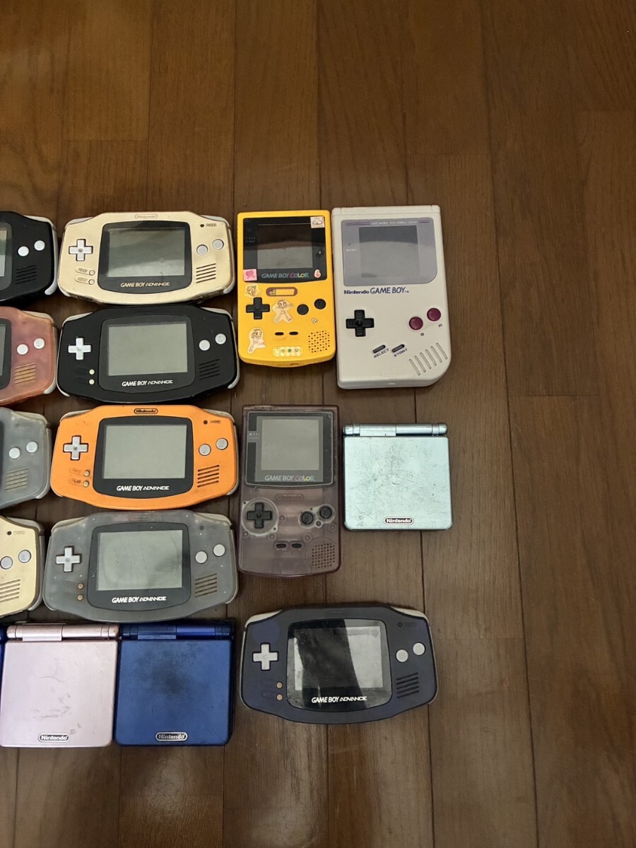 【動作未確認】ゲームボーイカラー 4台 ゲームボーイアドバンス 1台 まとめ売り Nintendo ゲームボーイ 初代 ポケット カラー アドバンス SP