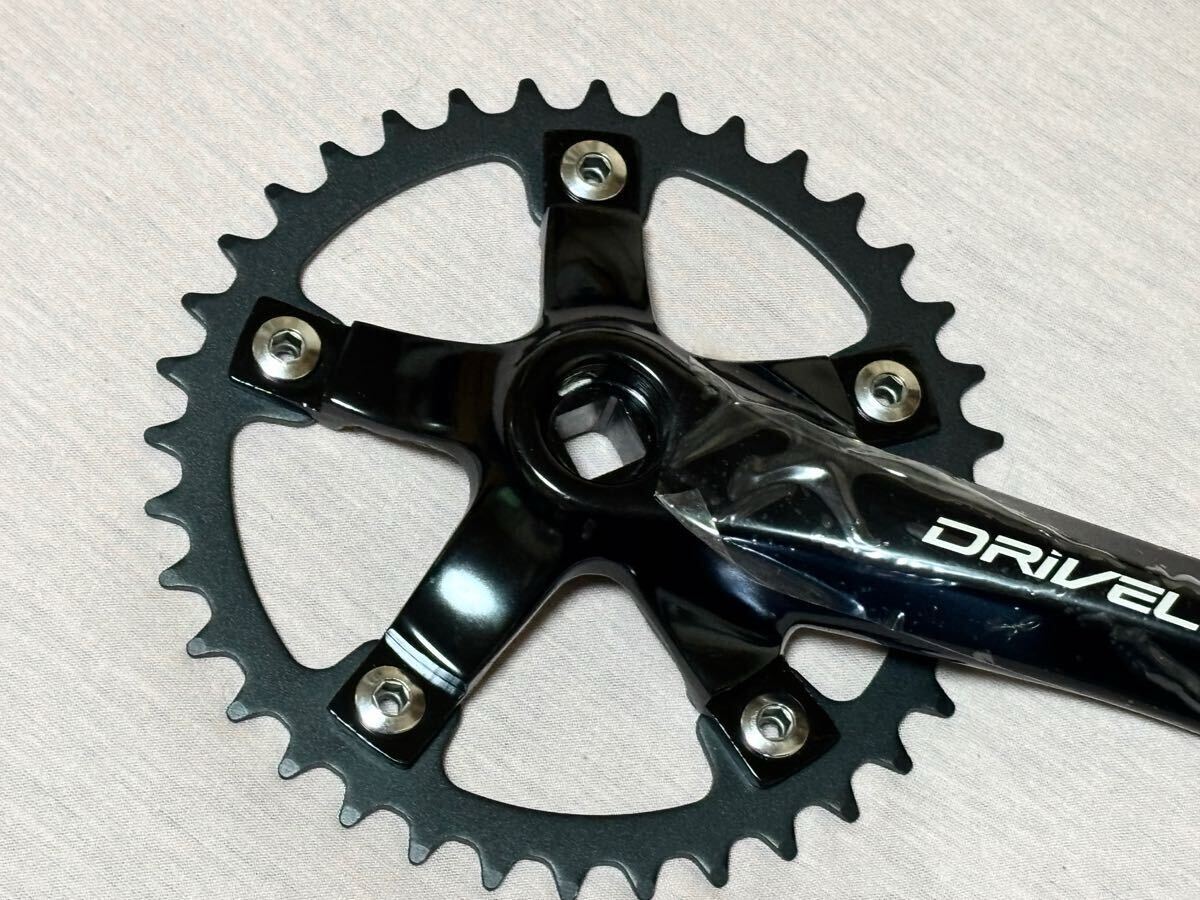Driveline ドライブライン　シングルスピード・クランク　３６Ｔ　１７５ｍｍ　ブラック_画像3