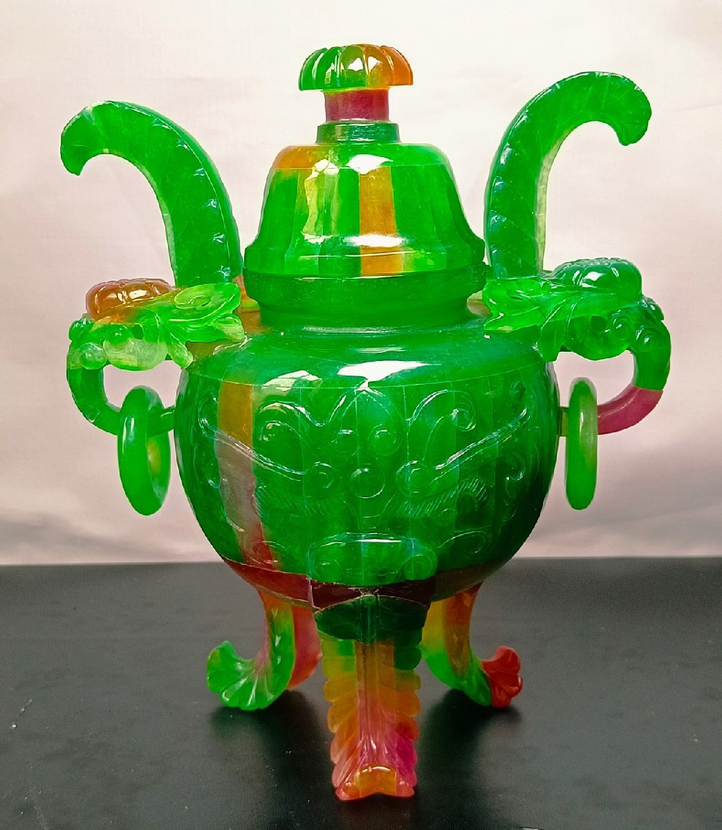 中国朝鮮時代古玩緑釉美術獣羊形時代景色アンティーク美品香炉当時物コレクション m91478179134_1.jpg?1655622352