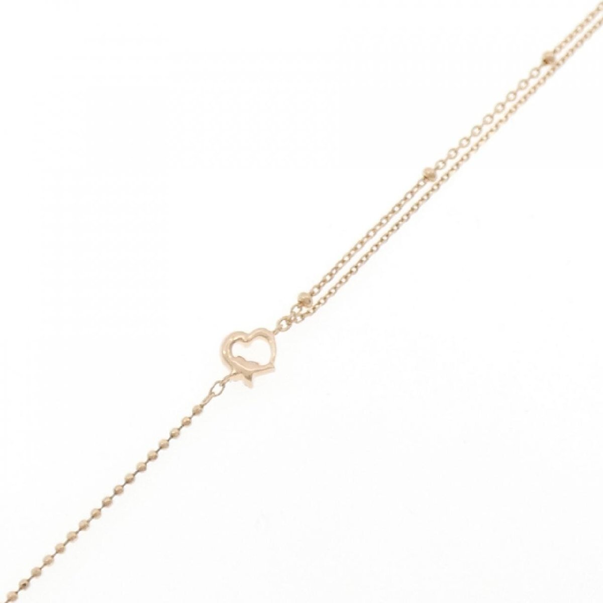 4゜C ハート ダイヤモンド ブレスレット_画像2