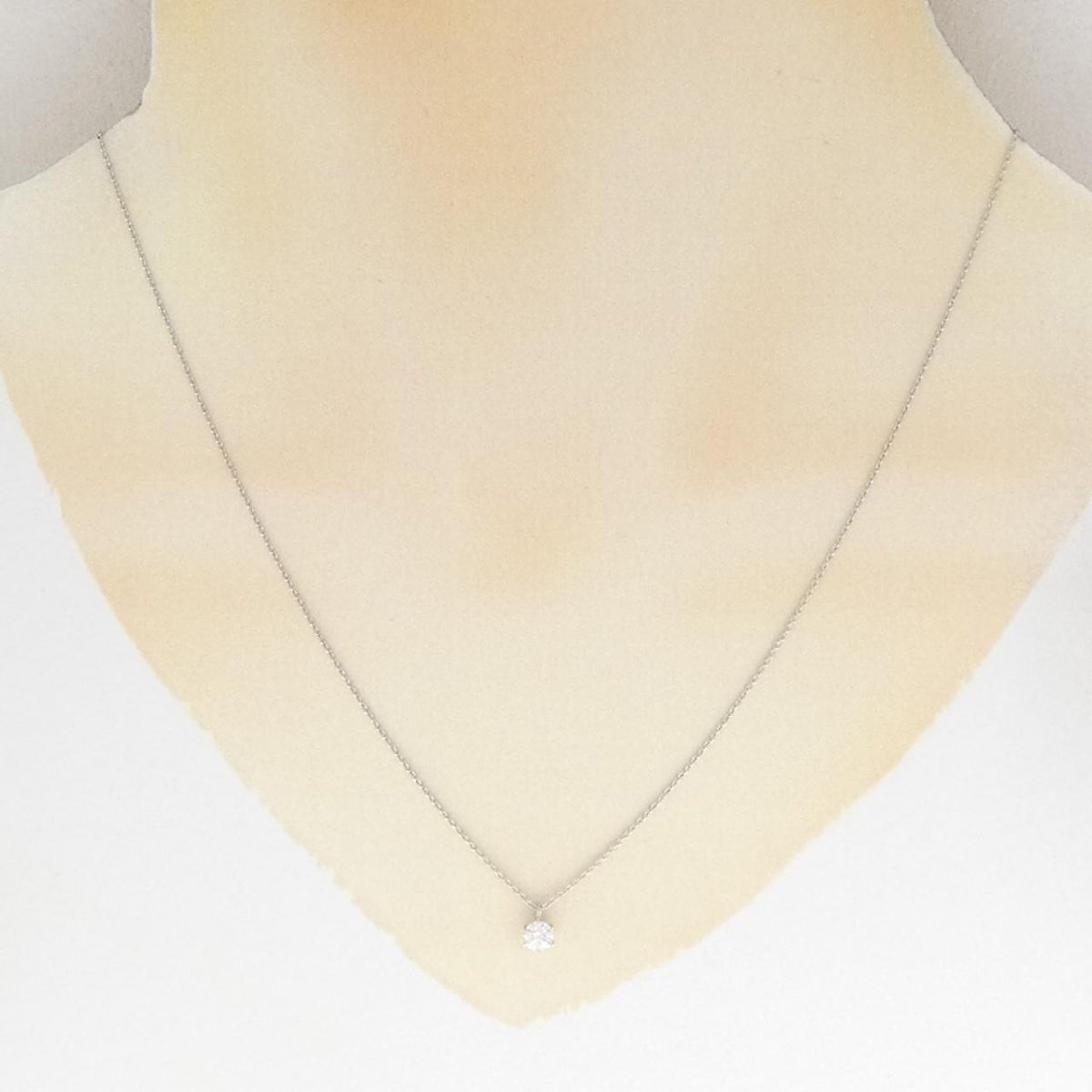 【リメイク】PT900/PT850 ダイヤモンド ネックレス 0.244CT F VS1 EXT_画像6