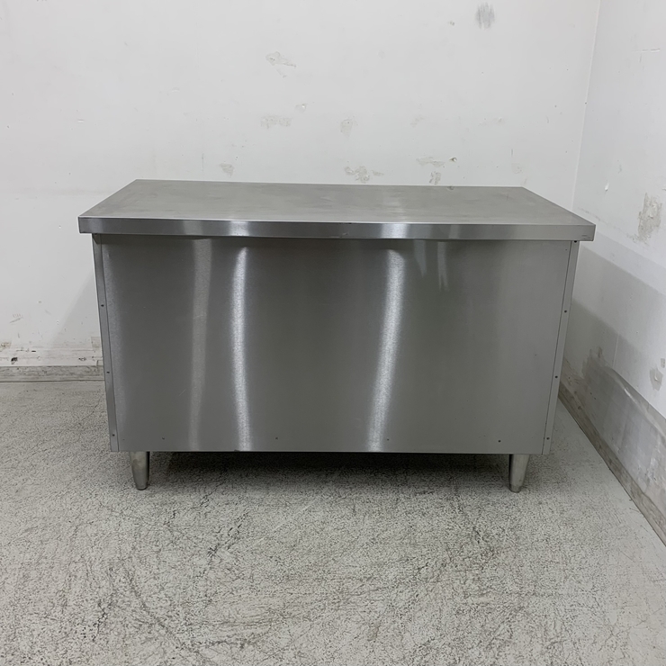 【中古】 A08834 調理台 マルゼン BH-126N ステンレス 扉付き作業台 W1200x D600ｘ H800mm【業務用】【厨房用】【車上渡し又は営業所止め】_画像4
