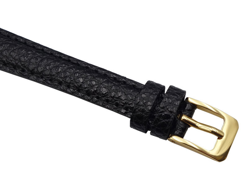 11mm DAD8R чёрный телячья кожа shrink Seiko частота наручные часы ремень хвост таблеток золотой цвет новый товар не использовался стандартный товар 