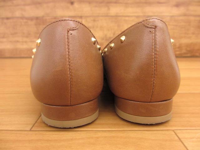 【Y】美品 ダイアナ DIANA スタッズ フラット パンプス 22_画像6