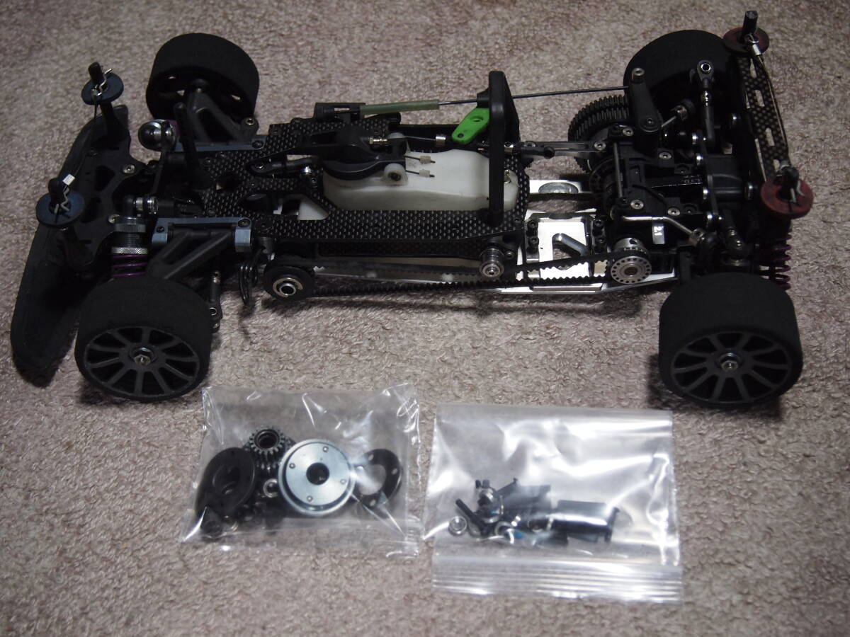 無限精機 MTX-4 1/10GPツーリング フロントギャーデフ仕様