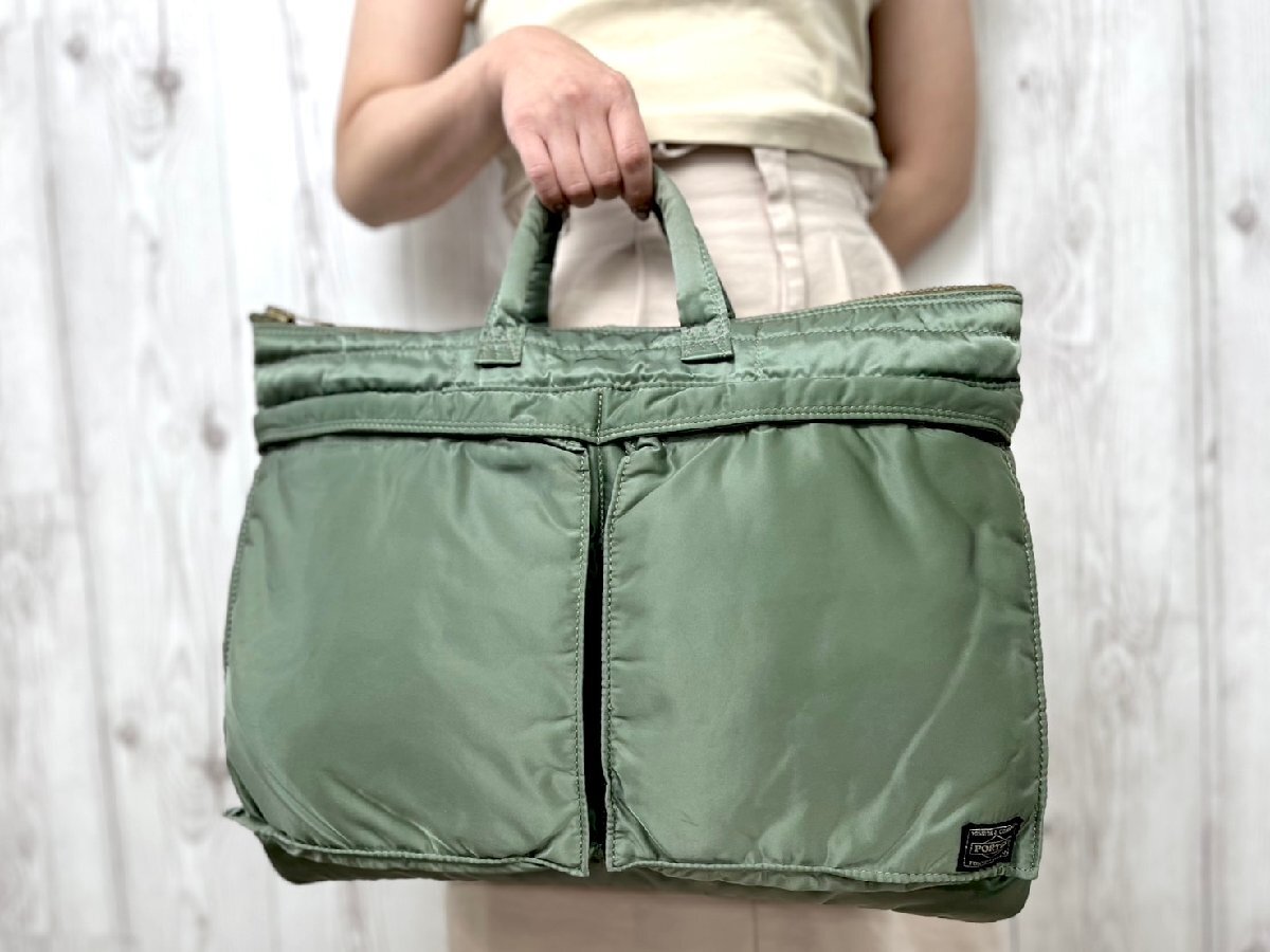【美品〜極美品】PORTER タンカー トートバッグ ハンドバッグ 極美品 PORTER ポーター TANKER タンカー トートバッグ