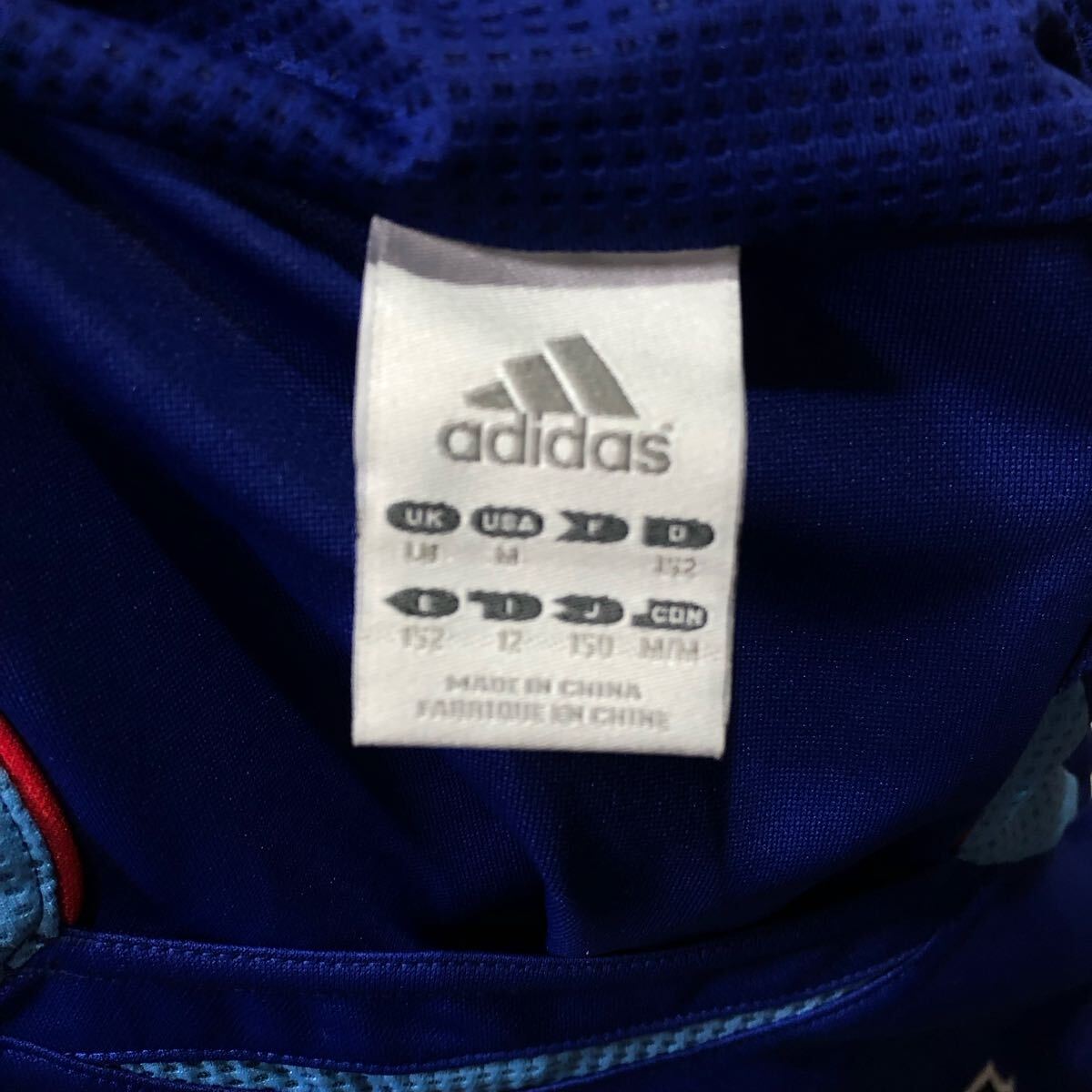 ★ アディダス adidas 日本代表 サッカー ユニフォーム 2006 ホーム ジュニアサイズ 150 三都主アレサンドロ 14 818090_画像5