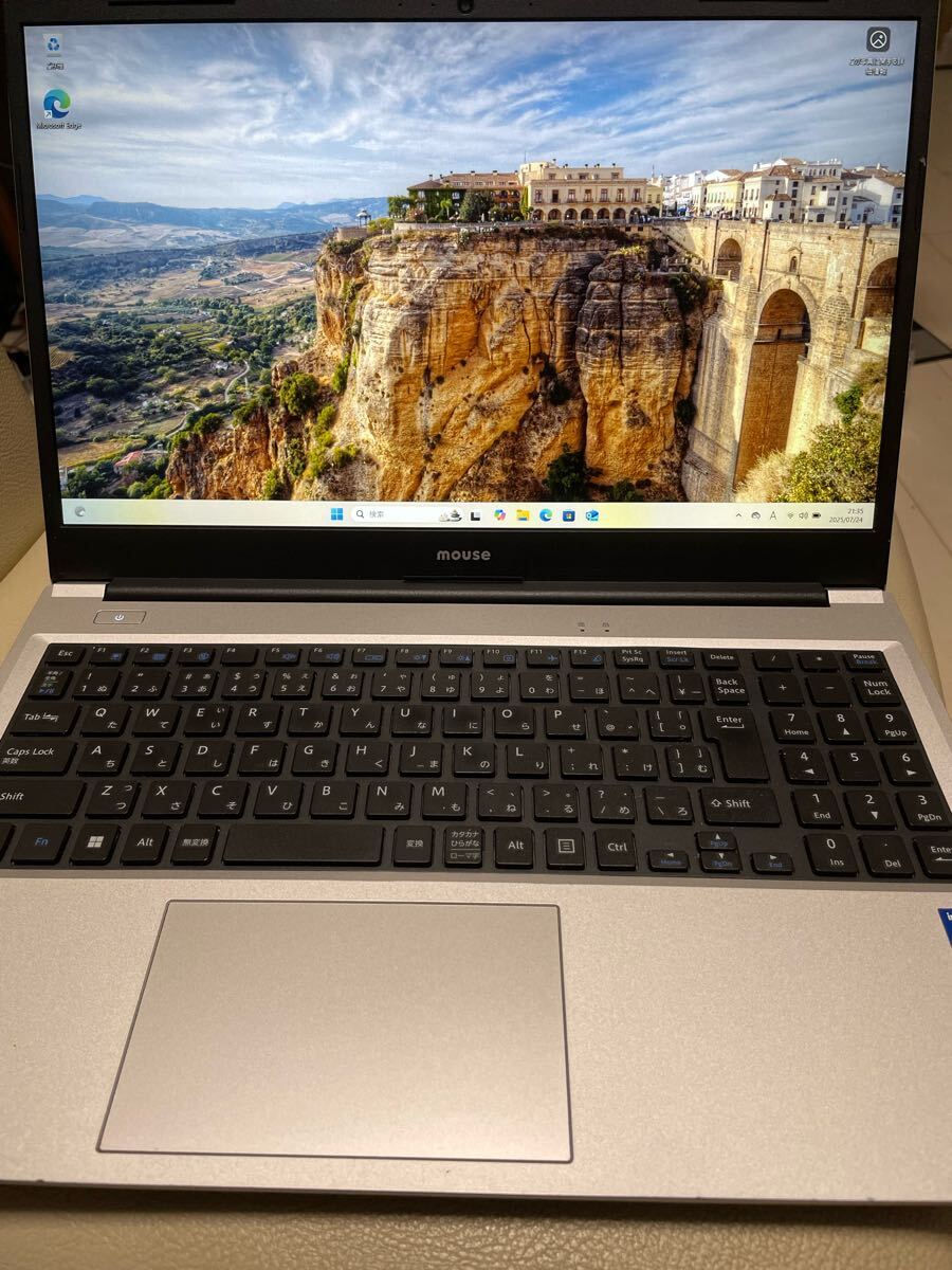 MOUSE Note PC Core i7-1165G7/16GB/512GB SSD/15 дюймовый FHD прекрасный товар MOUSE Note PC Core i7-1165G7/16GB/512GB SSD/15 дюймовый FHD прекрасный товар