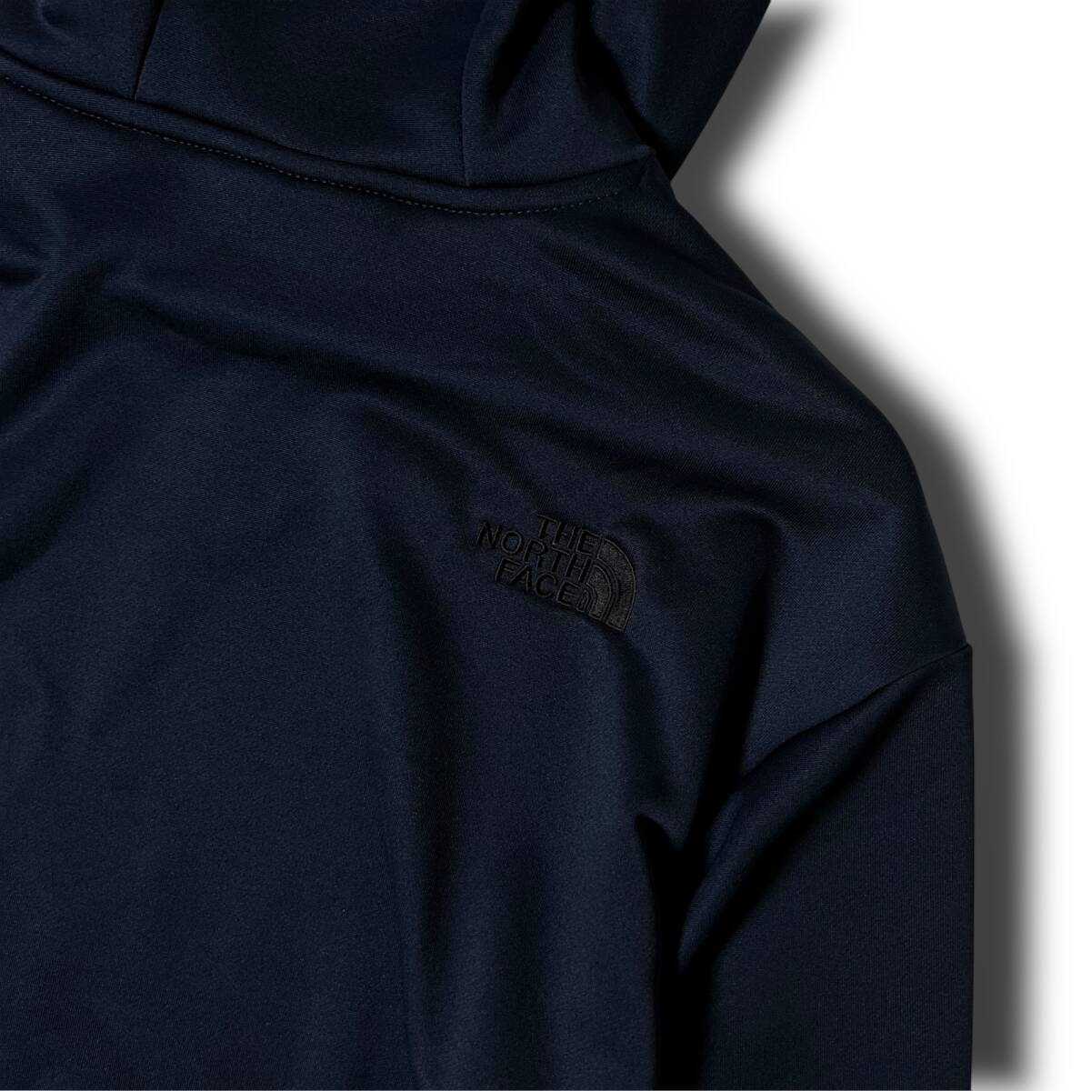 新品 THE NORTH FACE ノースフェイス ジャージ素材 速干抗菌 ストレッチ パーカー フーディ プルオーバー XL 春秋 通年使用可 ◆B7968