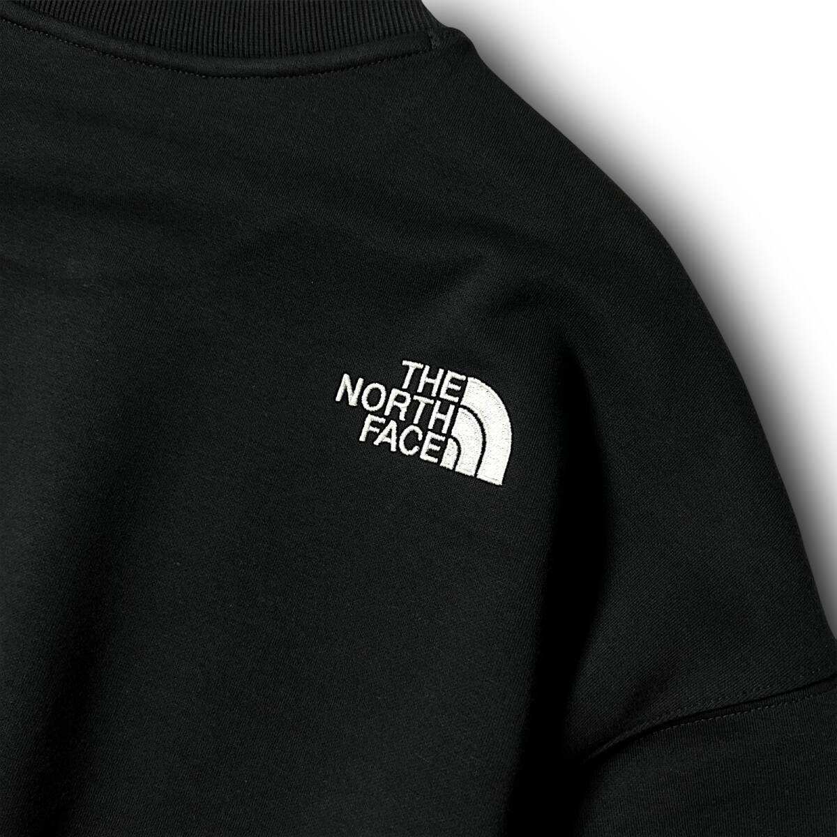 ◆新品 THE NORTH FACE ノースフェイス フロントビッグロゴプリント ロゴ刺繍 ルーズフィット スウェット トレーナー プルオーバー L J3250