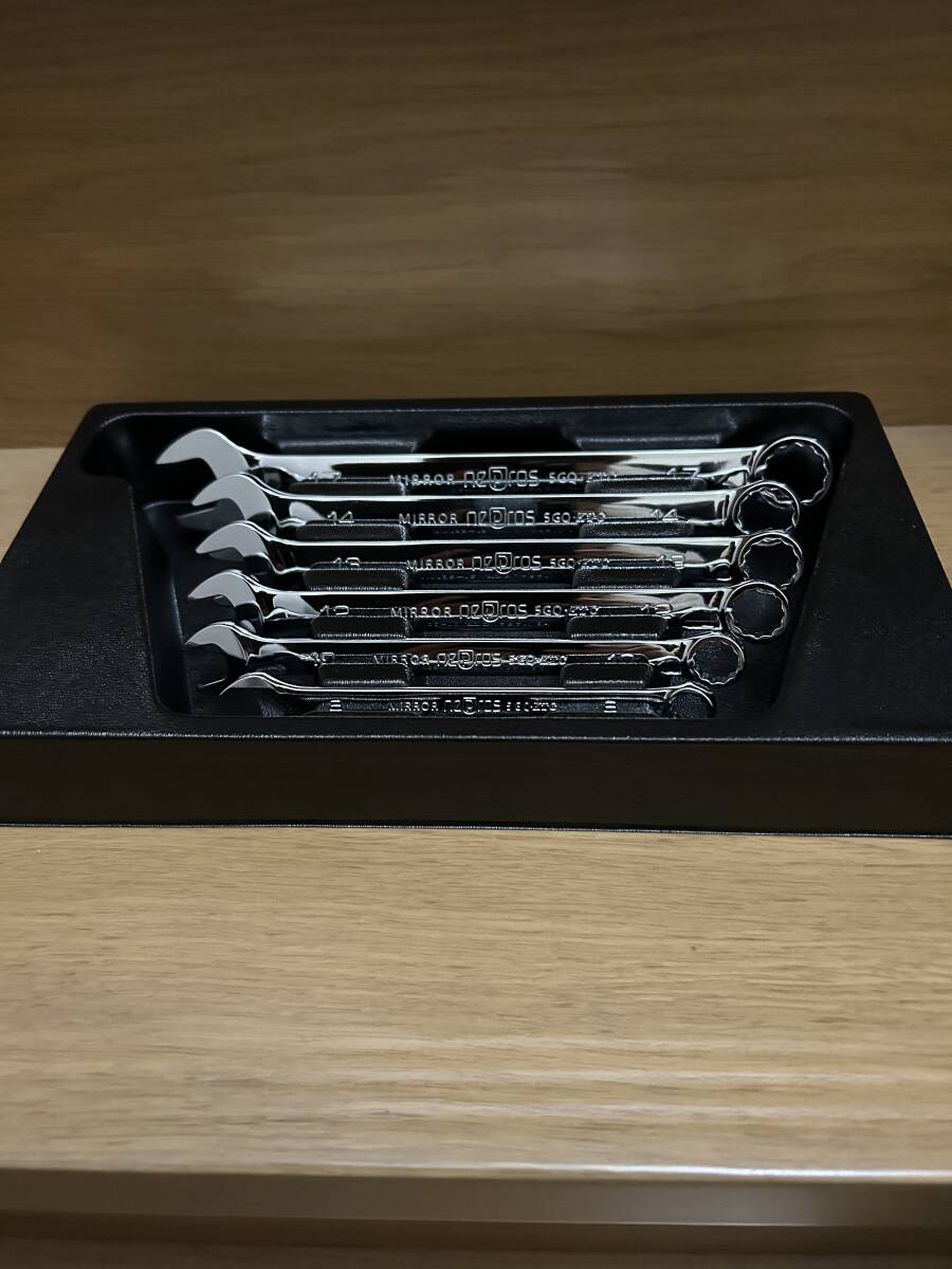 KTC nepros ネプロス NTMS206 コンビネーションレンチ(６本組) 未使用品_画像1