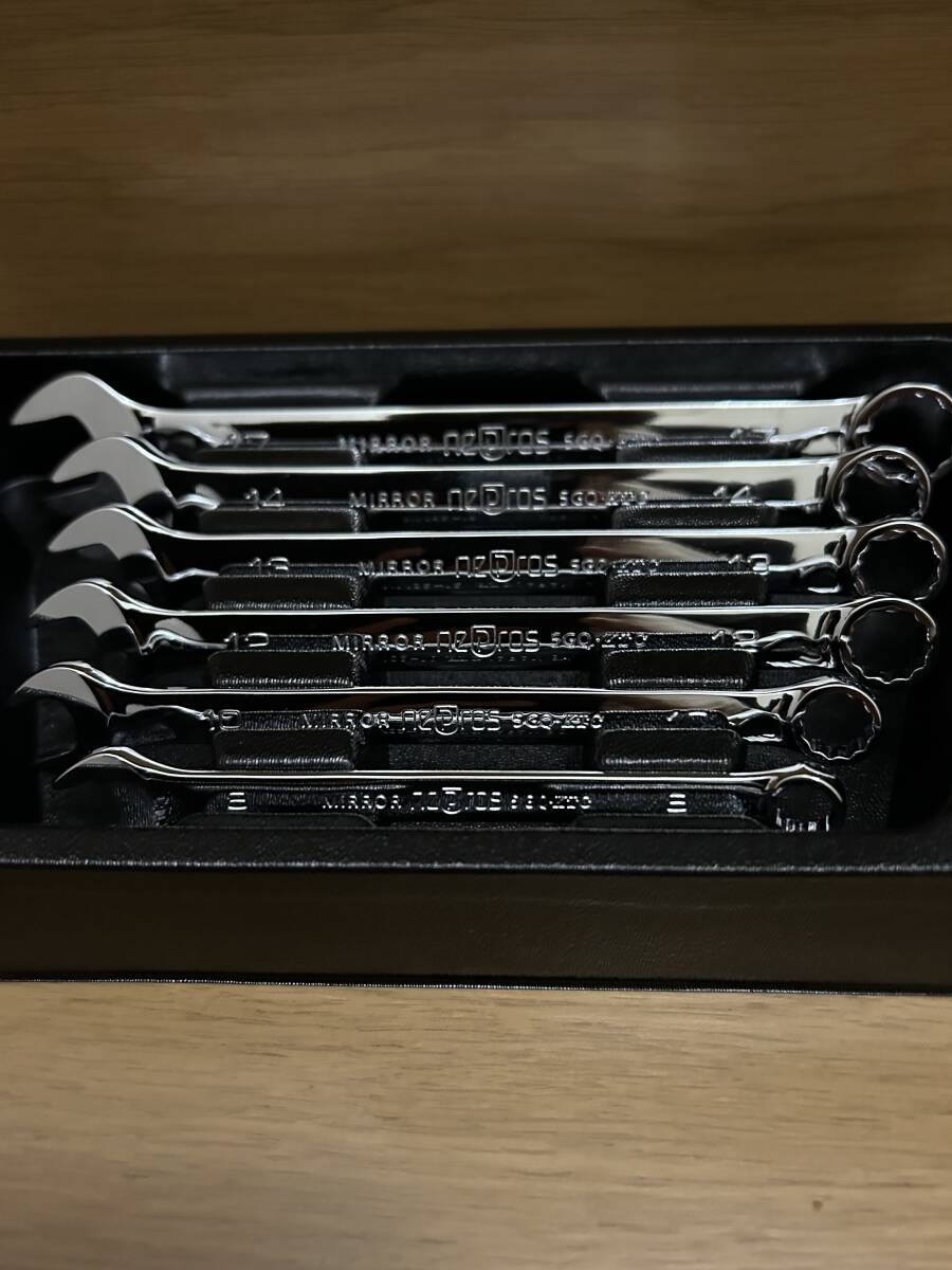 KTC nepros ネプロス NTMS206 コンビネーションレンチ(６本組) 未使用品_画像2