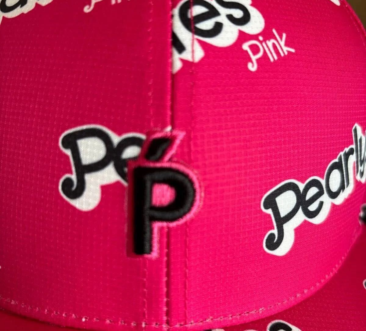 新品　パーリーゲイツ　ユニセックス キャップ Pinkロゴゴルフ 帽子 053-3287807 ピンク_画像7