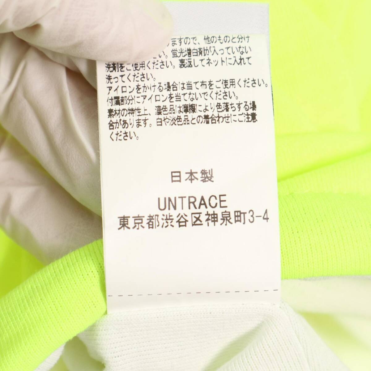 UNTRACE アントレース　ネオンカラー　ハーフスリーブプルオーバー＊