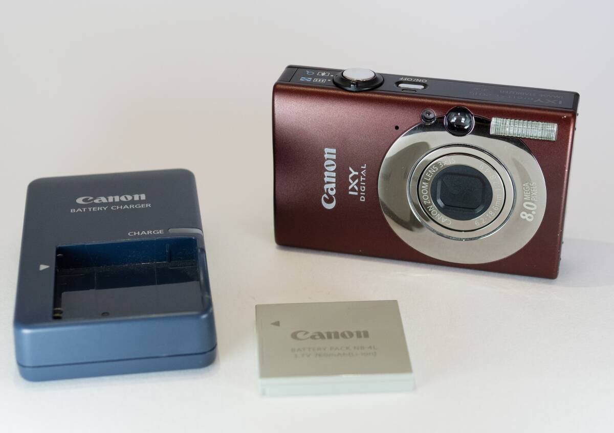 動作確認済】CANON キヤノン IXY DIGITAL 20 IS ブラウン