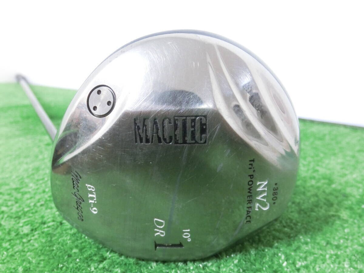 ?MacGregor マグレガー MACTEC NV2 βTi-9 1W ドライバー 10° /純正 シャフト TRIPLE ACTION FLEX-S G9560?