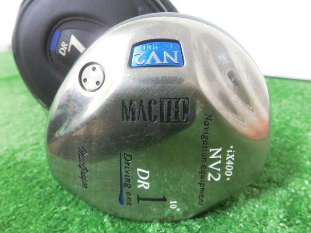 ヘッドカバー付?MacGregor マグレガー MACTEC NV2 iX400 1W ドライバー 10° /純正 シャフト TRIPLE ACTION FLEX-R G7938?
