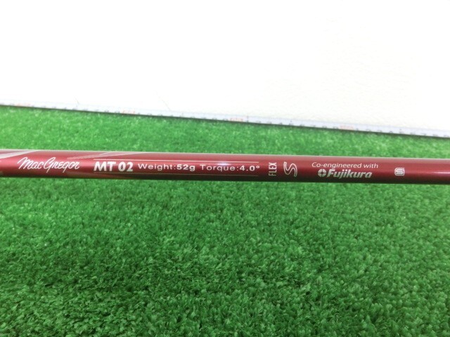 訳有?MacGregor マグレガー MACTEC NV-R TYPE-2 1W ドライバー 9° /純正 シャフト MT02 FLEX-S G7924?