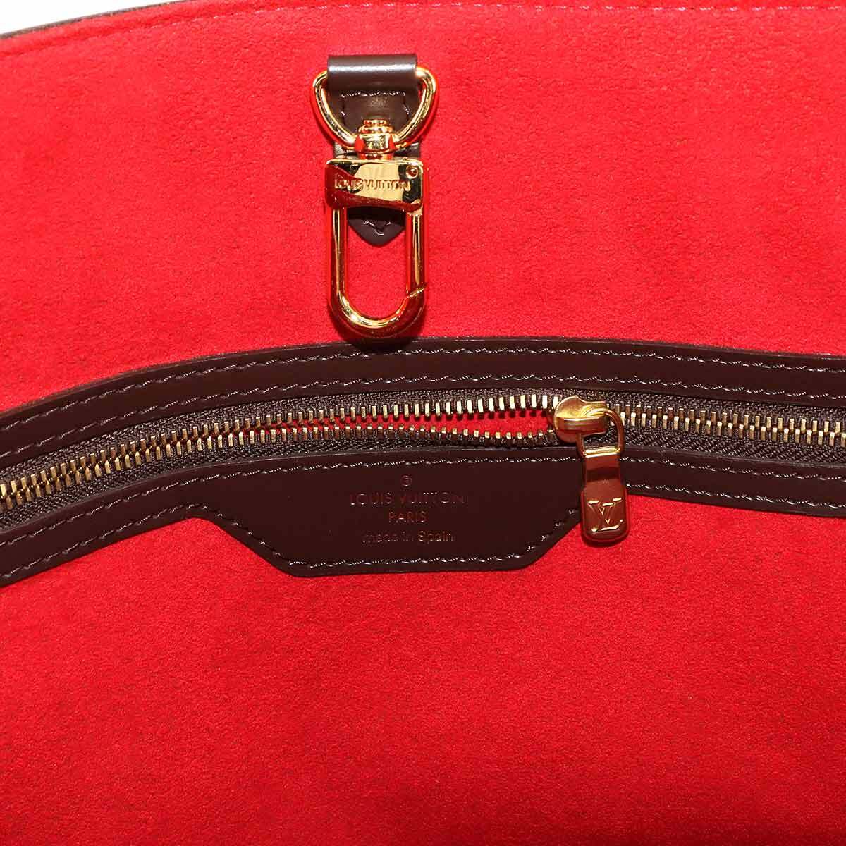  как новый Louis Vuitton LOUIS VUITTON Damier ветчина ste doMM большая сумка eben Brown N51204 Hampstead MM 90284954