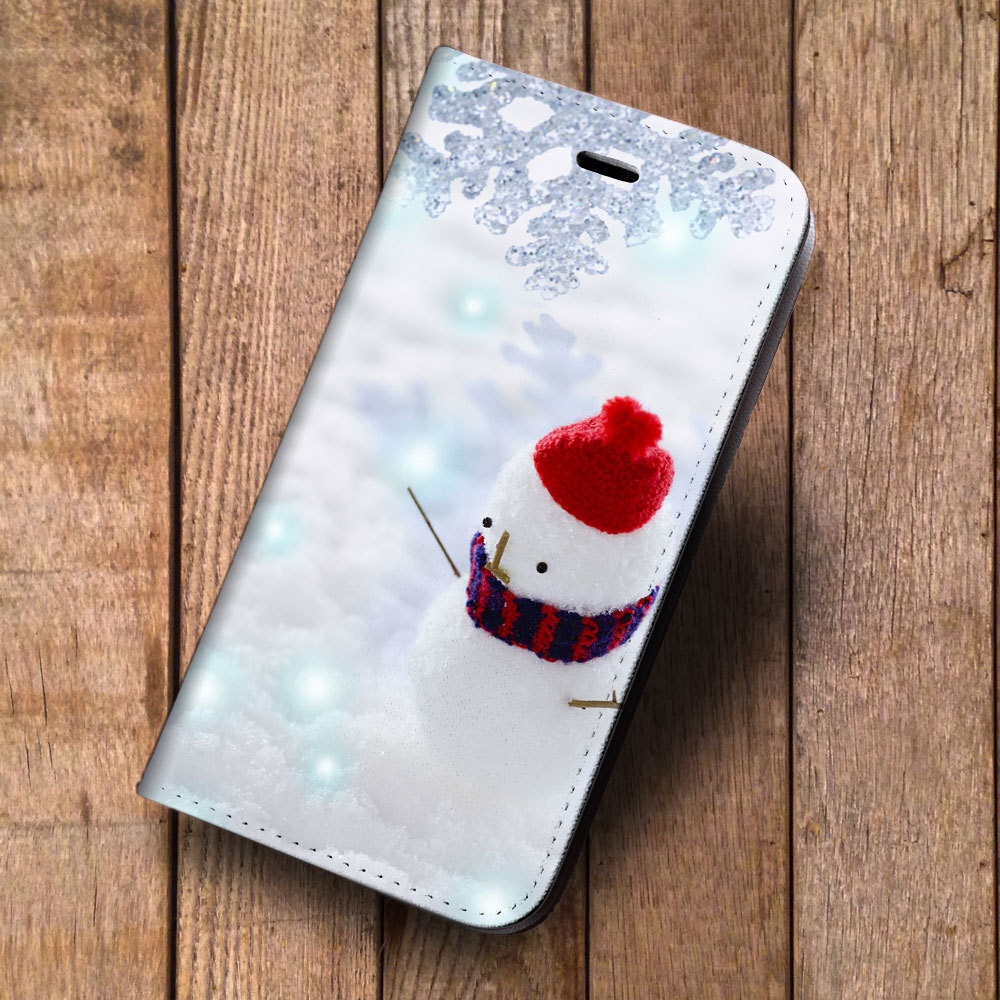 iPhone16 др. блокнот type кейс снег ...02 * снег Рождество рисунок iPhoneSE iPhone14 iPhone15 iPhone16e др. iPhone каждый тип соответствует 