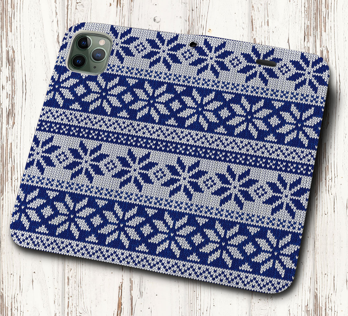 iPhone16 др. блокнот type кейс nordic голубой * снег Рождество рисунок iPhoneSE iPhone14 iPhone15 iPhone16e др. iPhone каждый тип соответствует 