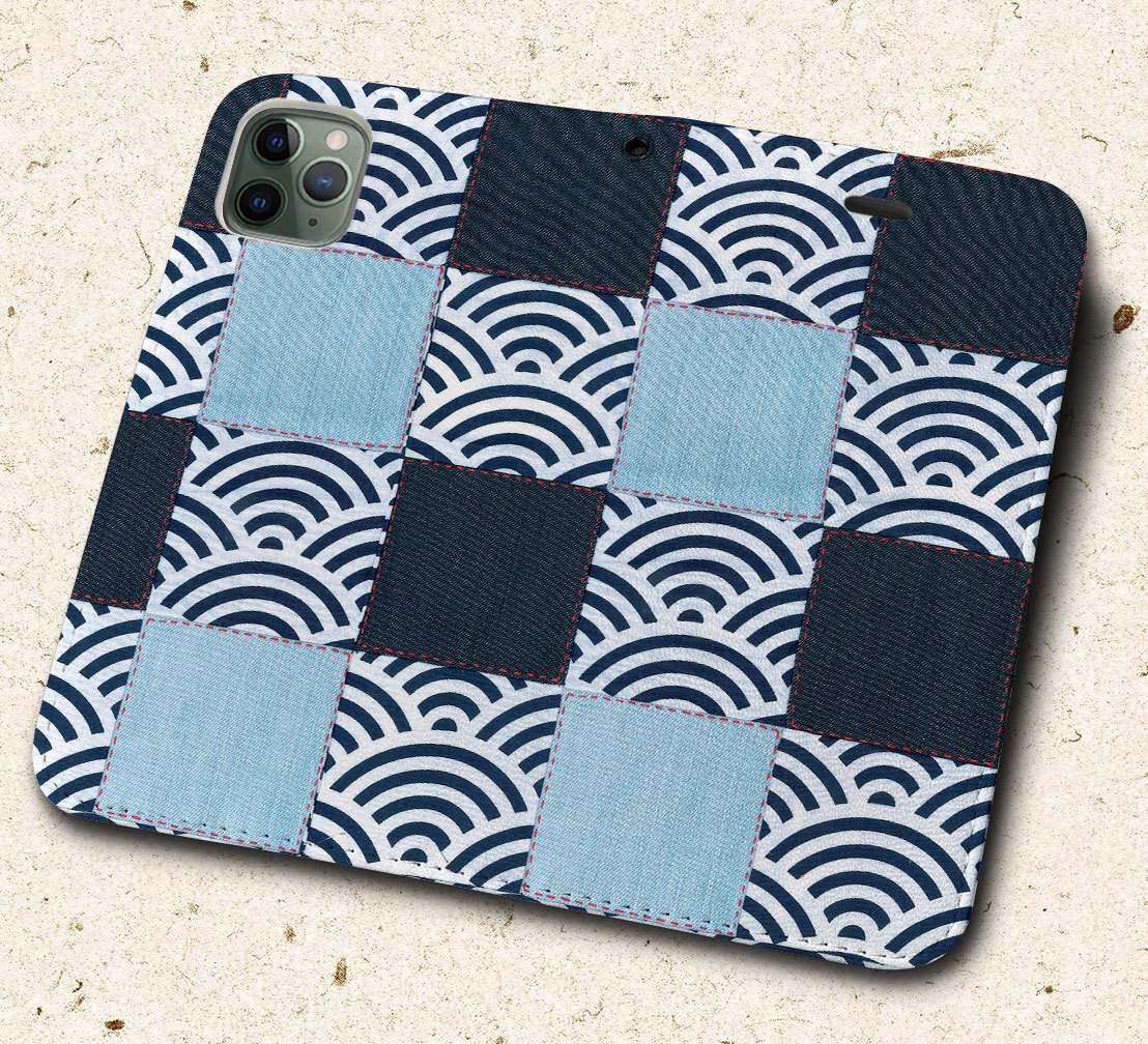 iPhone16 др. блокнот type кейс мир Denim * японский стиль рисунок iPhoneSE iPhone14 iPhone15 iPhone16e др. iPhone каждый тип соответствует 