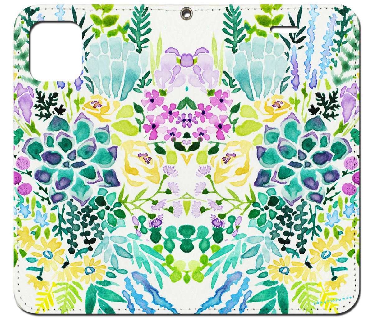 iPhone16 др. блокнот type кейс весна. букет * Sakamoto .. животное рисунок iPhoneSE iPhone14 iPhone15 iPhone16e др. iPhone каждый тип соответствует 