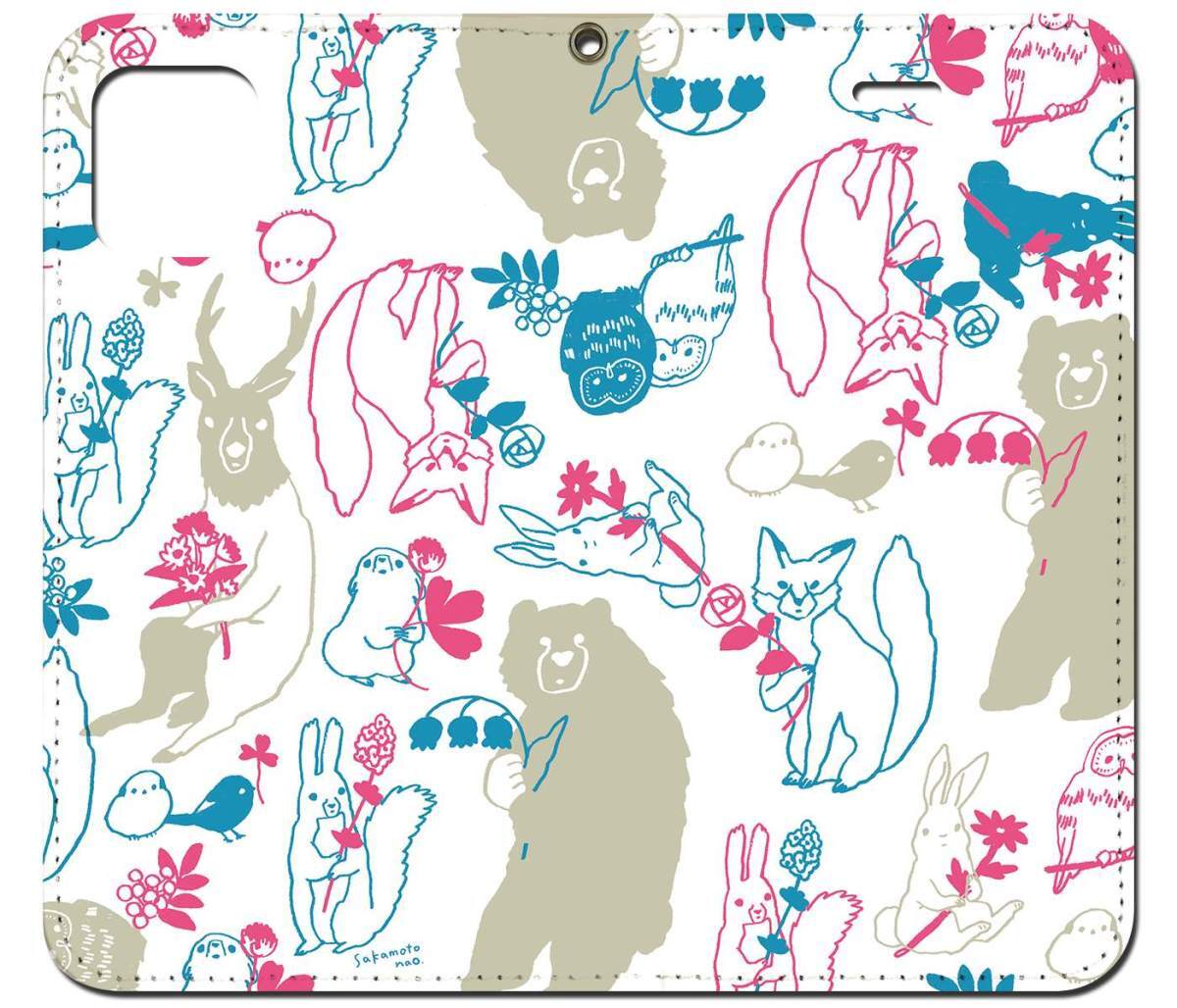 iPhone16 др. блокнот type кейс лес. компания симпатичный Sakamoto .. рисунок iPhoneSE iPhone14 iPhone15 iPhone16e др. iPhone каждый тип соответствует 