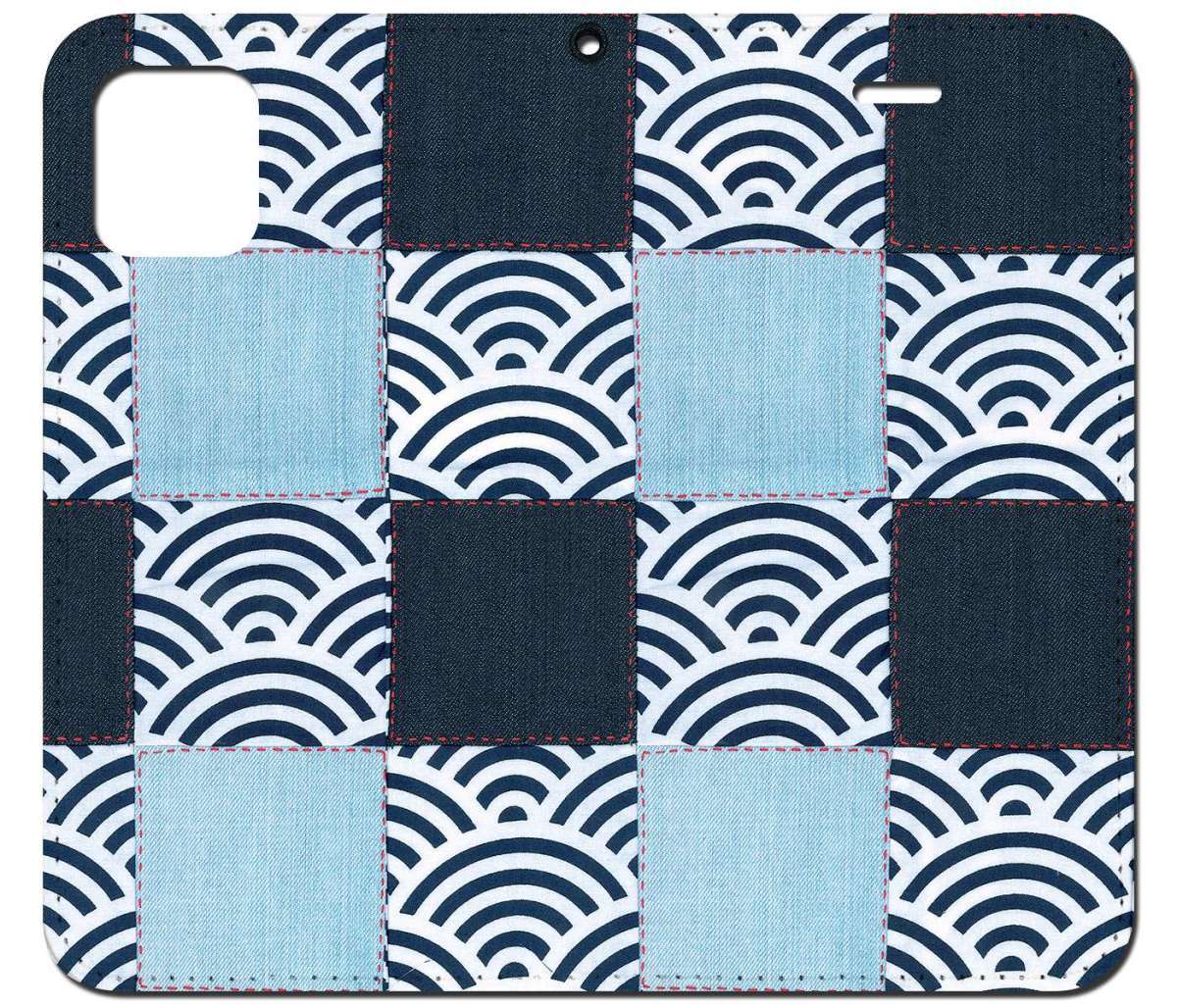 iPhone16 др. блокнот type кейс мир Denim * японский стиль рисунок iPhoneSE iPhone14 iPhone15 iPhone16e др. iPhone каждый тип соответствует 