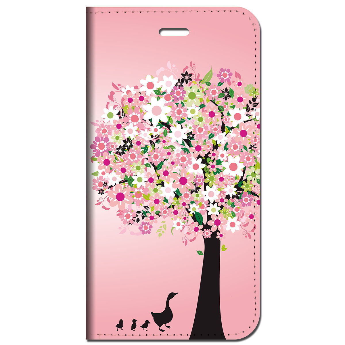 iPhone16 др. блокнот type кейс цветок. дерево - весна * природа 4 сезон рисунок iPhoneSE iPhone14 iPhone15 iPhone16e др. iPhone каждый тип соответствует 