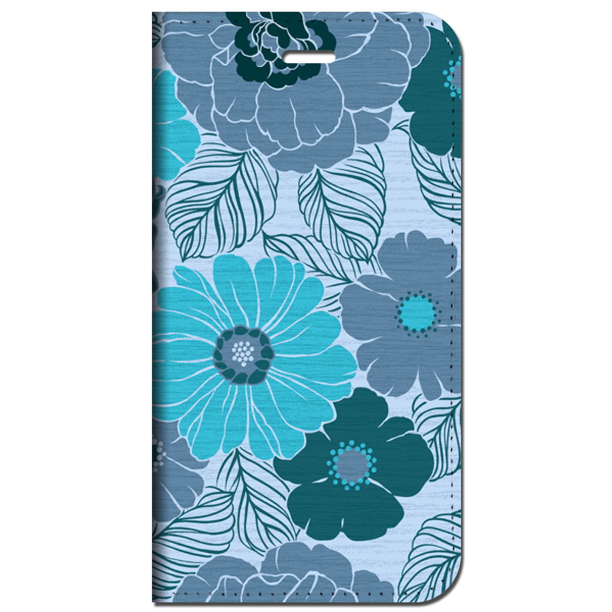 iPhone16 др. блокнот type кейс retro голубой * японский стиль рисунок iPhoneSE iPhone14 iPhone15 iPhone16e др. iPhone каждый тип соответствует 